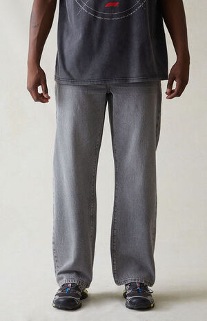 Eco Gray Baggy Jeans image number 1