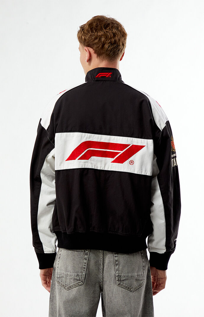 Pole Position ボンバージャケット 黒/ベージュ/赤 Formula 1 x Pacsun Monza Italy Pole Position Jacket | Pacsun