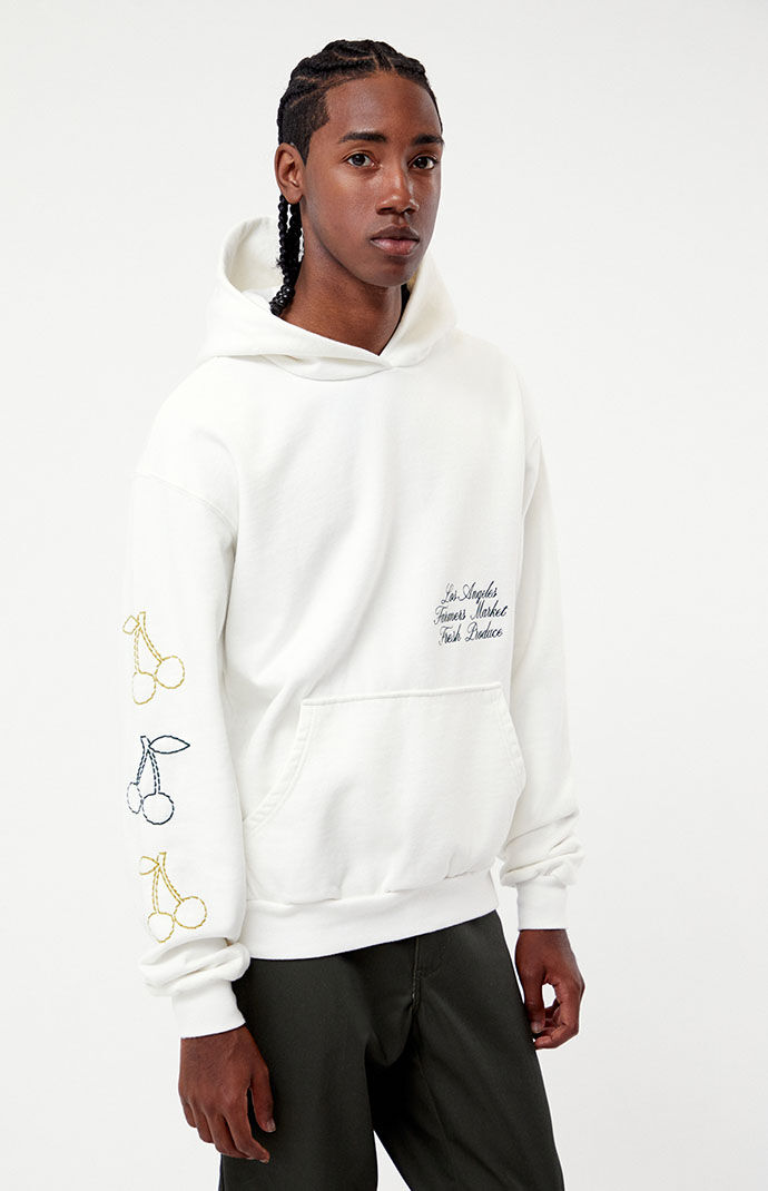 Good quality white hot sale hoodie