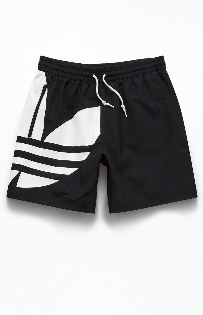 adidas california swim shorts black