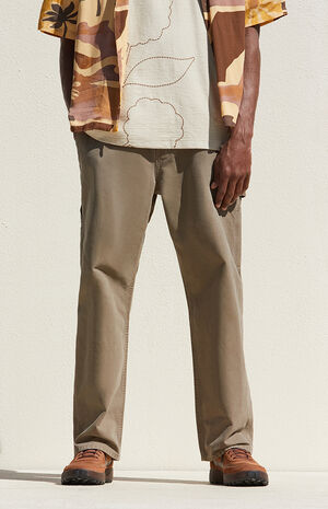 Brown Baggy Carpenter Jeans image number 1