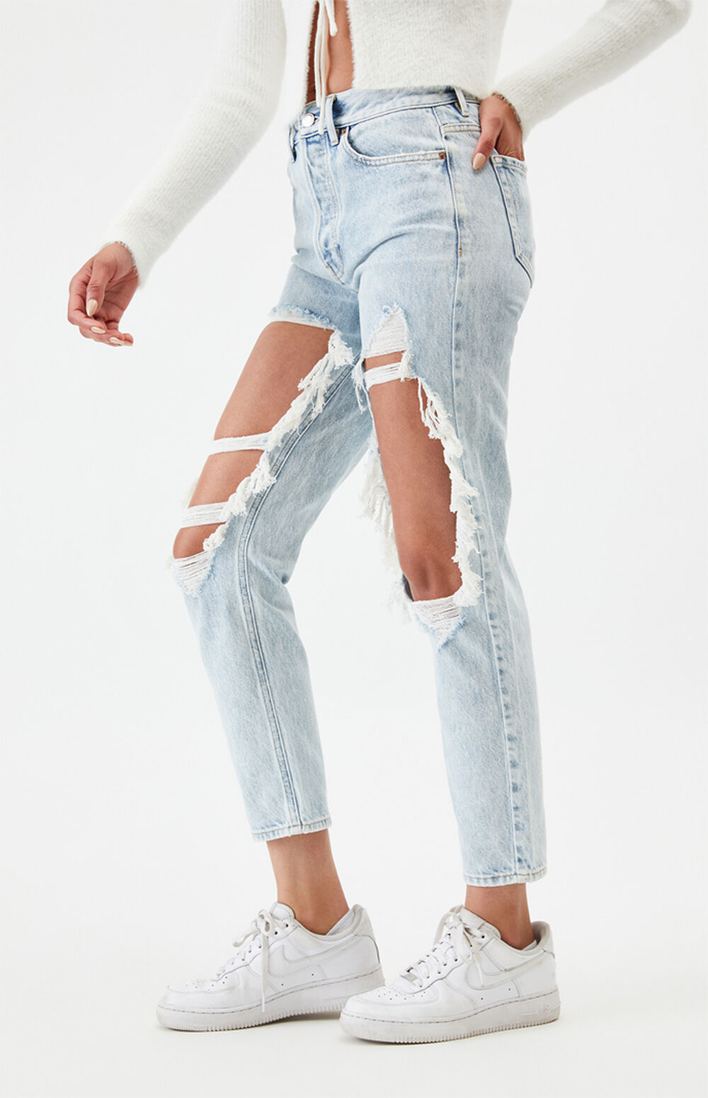 PacSun Light Ultra High Waisted Slim Fit Jeans PacSun