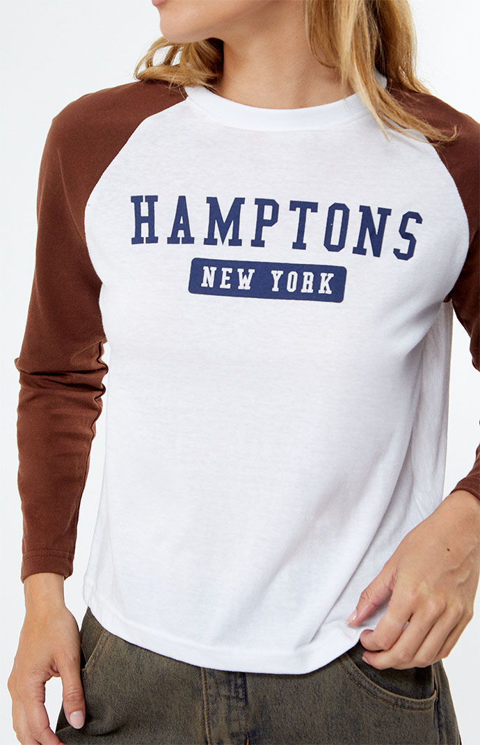 Daisy Street Hamptons New York Raglan T-Shirt