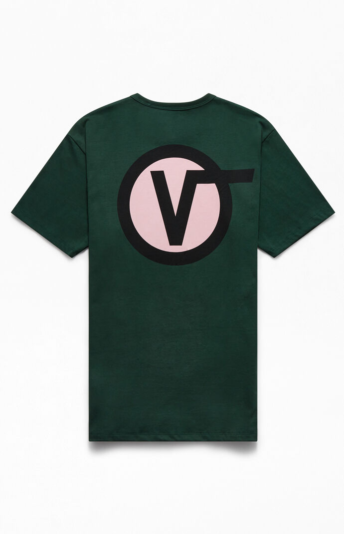 Olive Off The Wall Circle V T-Shirt