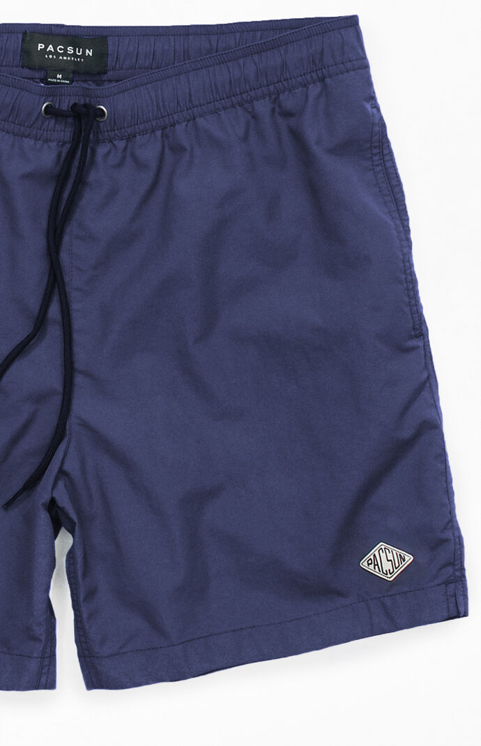 Solid 17" Swim Trunks