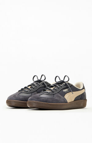 Gray Puma Palermo Leather Shoes image number 2