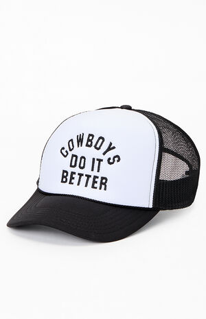 Black Cowboys Do It Better Trucker Hat image number 4