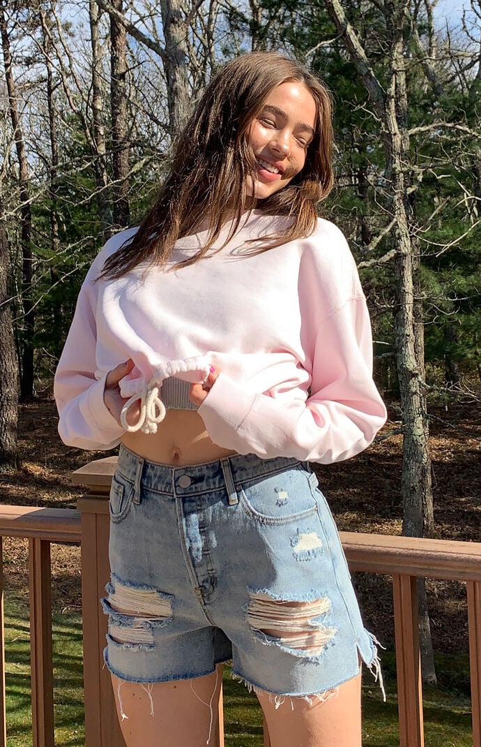 Zion Drawcord Crew Neck Sweatshirt