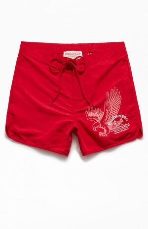 By PacSun 1876 Scalloped 4.5" Boardshorts image number 1