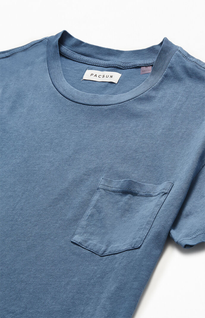 Navy Vintage Wash Pocket T-Shirt