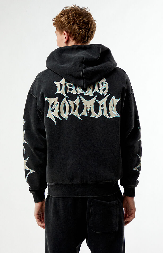 SAPEur グローインザダーク　ロッドマン フーディXL RODMAN BRAND Metal Angel Full Zip Hoodie | Pacsun