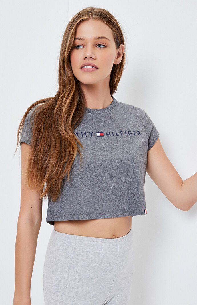 tommy hilfiger women's cropped sweatshirt