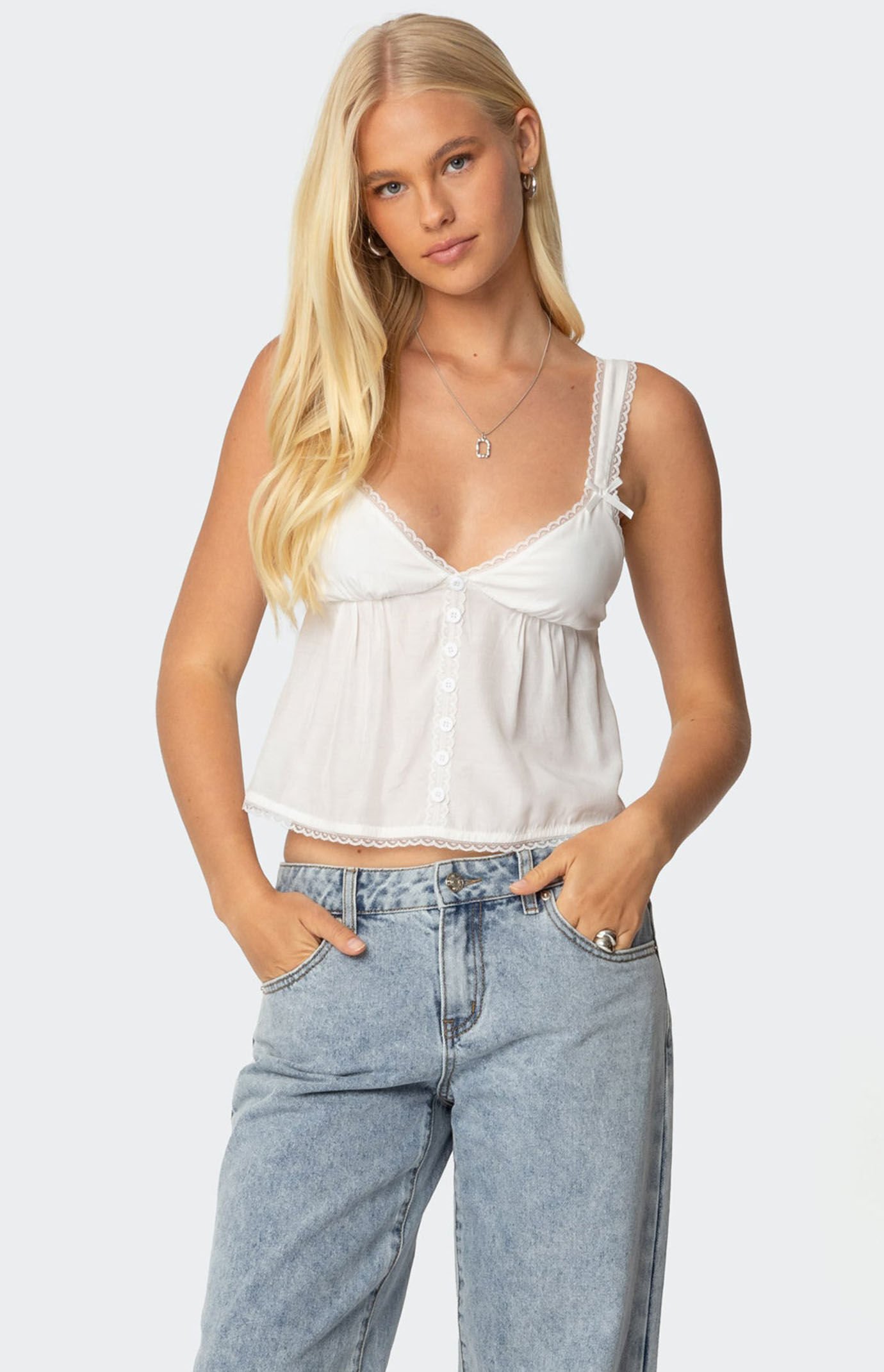 Edikted Andea Babydoll Tank Top