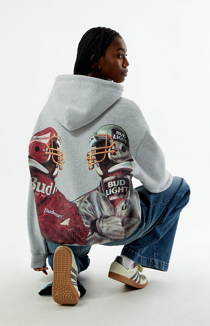 Budweiser Bud Bowl Zip Up Hoodie