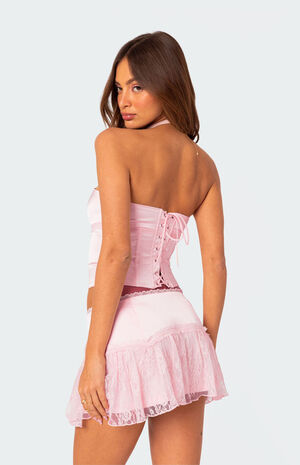 Lex Satin & Lace Corset image number 5