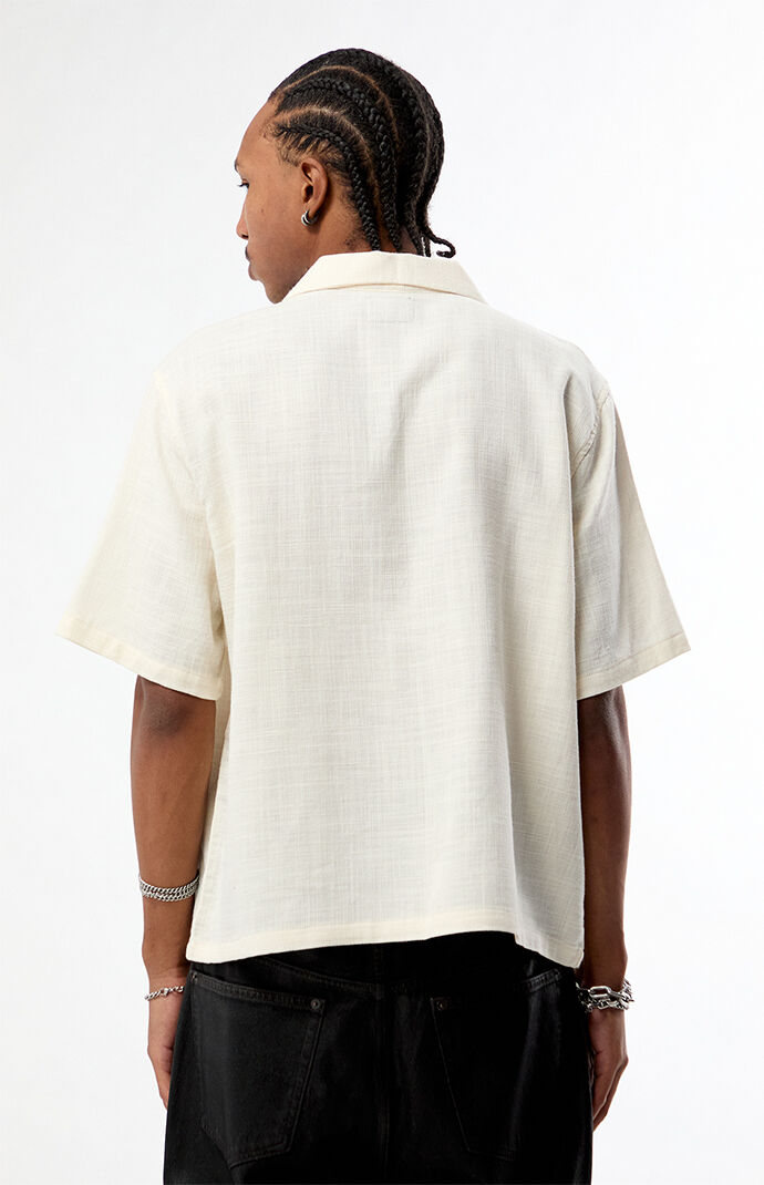 Pacsun Cream Dean Camp Shirt