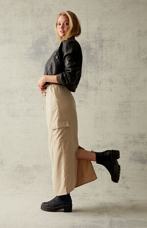 Cargo Pocket Midi Skirt image number 3
