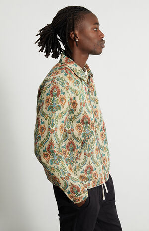 Jacquard Floral Gas Jacket image number 2