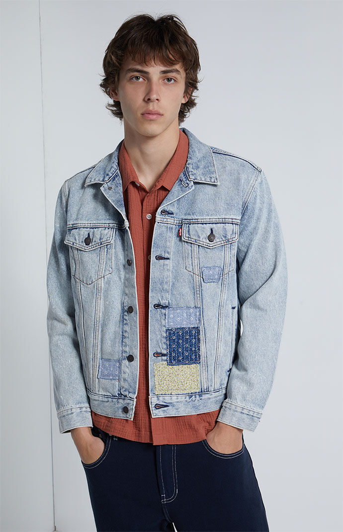 Levi s Patchwork Denim Trucker Jacket PacSun