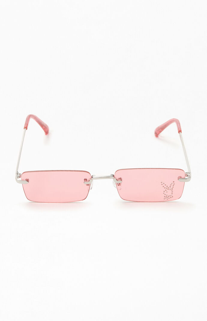 Playboy square rimless discount sunglasses