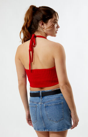 Pixie Knit Halter Top image number 3