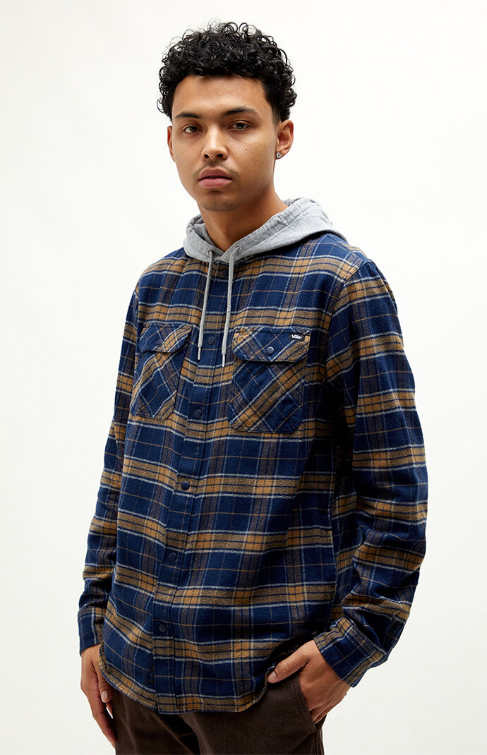 vans hooded flannel