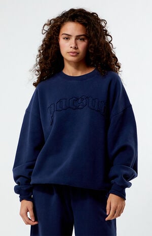 Tonal Washed Crew Neck Sweatshirt image number 1