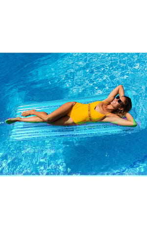 Inflatable Aqua Glitter Deluxe Pool Raft image number 3