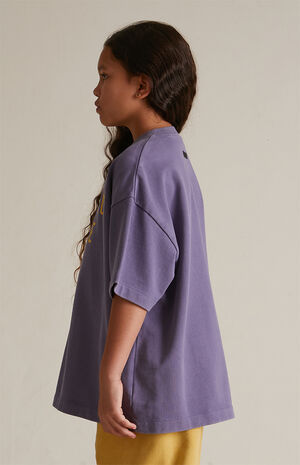 Kids Lavender Heavy T-Shirt image number 3