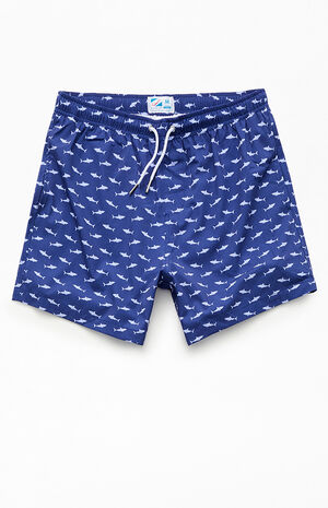Shark Attack 5" Swim Trunks image number 1