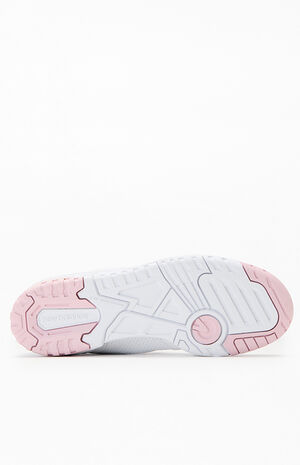 White & Pink 550 Sneakers image number 4