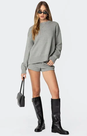 Riley Striped Knit Shorts image number 1