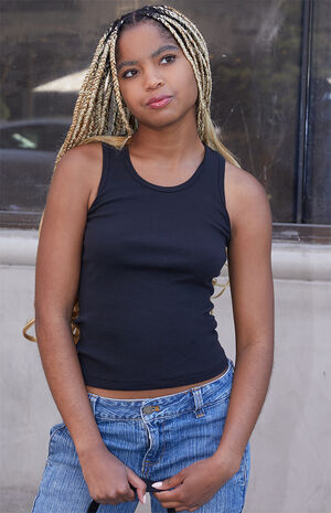 Black Natasha Tank Top image number 2