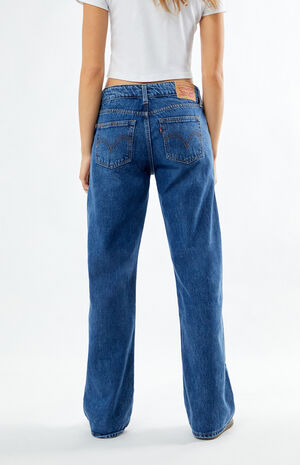 Dark Indigo Superlow Loose Jeans image number 4