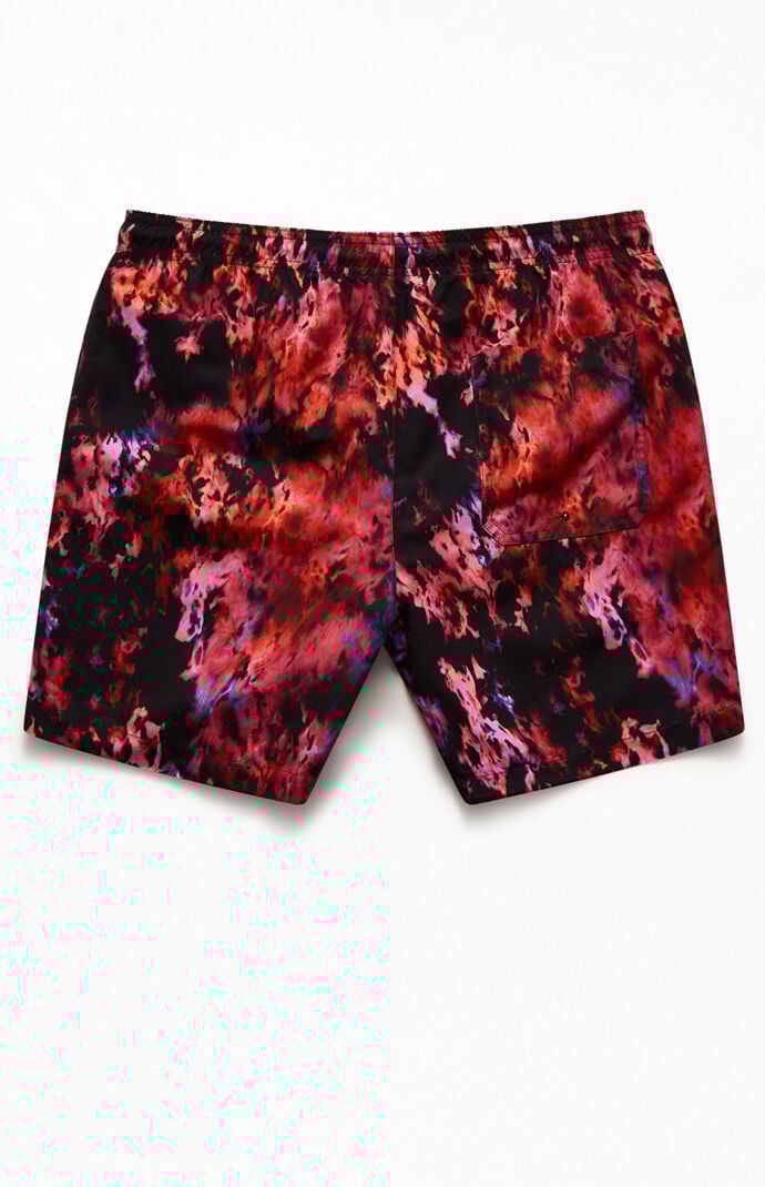 Flames 17" Swim Trunks