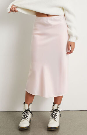 Satin Midi Skirt image number 2
