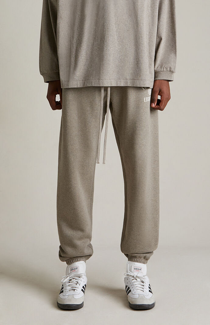 Fear of God ESSENTIALS Heather Grey University Fleece Sweatpants