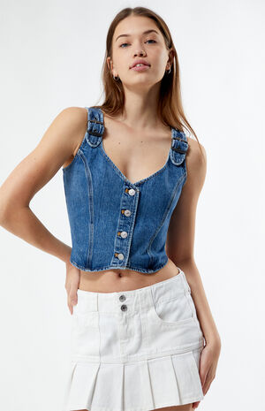 Charlie Denim Top image number 1