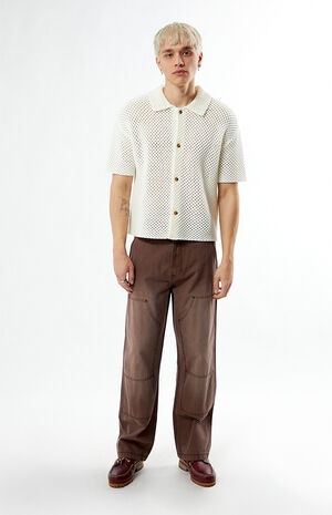 Spence Open Knit Camp Shirt image number 4
