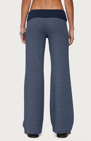 Amarna Striped Fold Over Pants image number 3