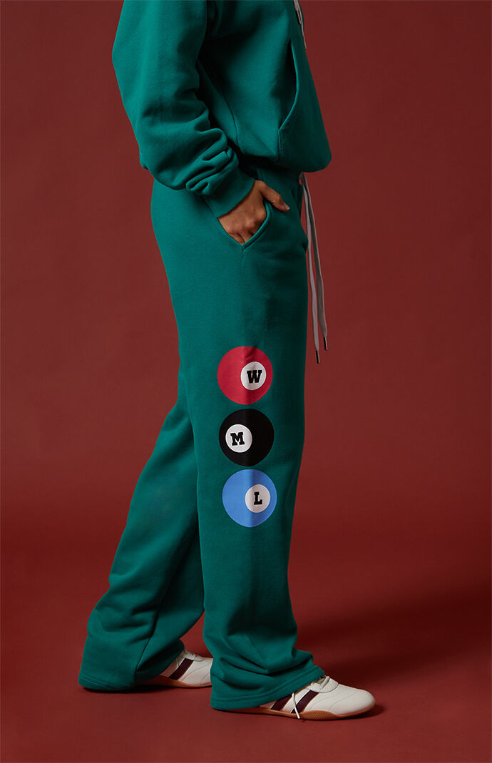 WISH ME LUCK Billiards League Baggy Sweatpants