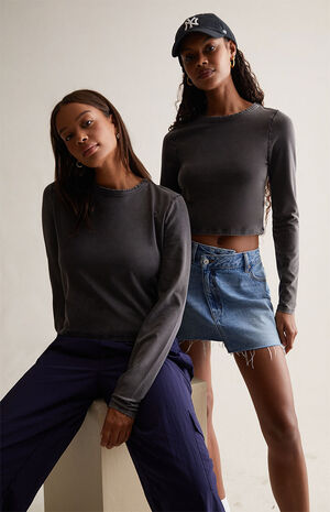 Brenn Long Sleeve Crop Top image number 5