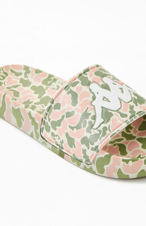 Women's Green Authentic Archie Slide Sandals image number 6