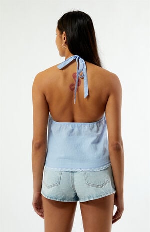 Charlie Embroidered Trim Tank Top image number 4