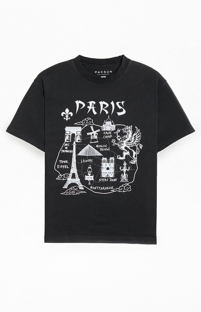 PacSun Paris Map T-Shirt