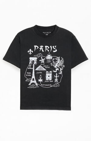 Paris Map T-Shirt image number 1