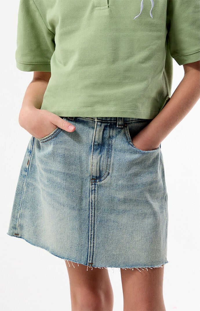 Pacsun Kids Medium Indigo Denim Mini Skirt