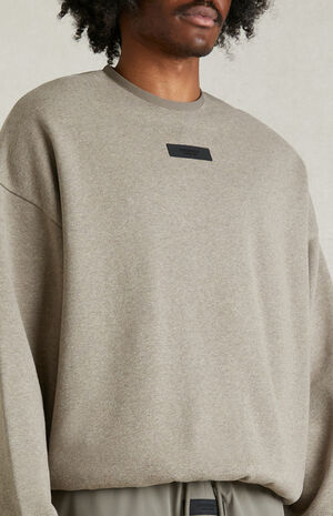 Heather Grey Crew Neck Sweatshirt image number 5