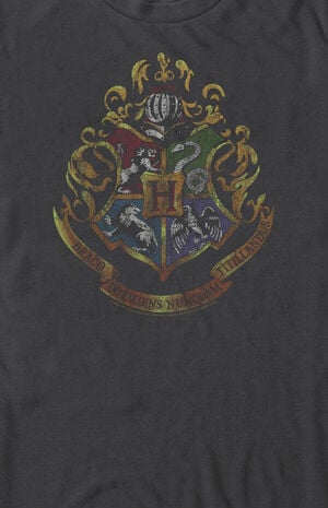 Harry Potter Dark Vintage Crest T-Shirt image number 2