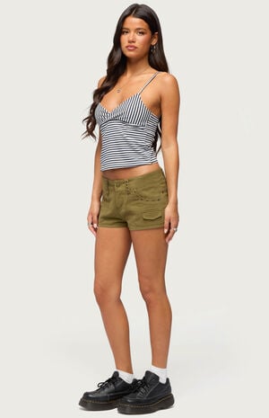 Emilea V Neck Striped Tank Top image number 4